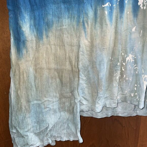 Art of Cloth M Lagenlook Art to Wear Mixed Media Sleeveless Tunic Top - Picture 5 of 7